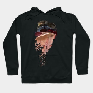 Pretty in Pink Paint Smear Hoodie